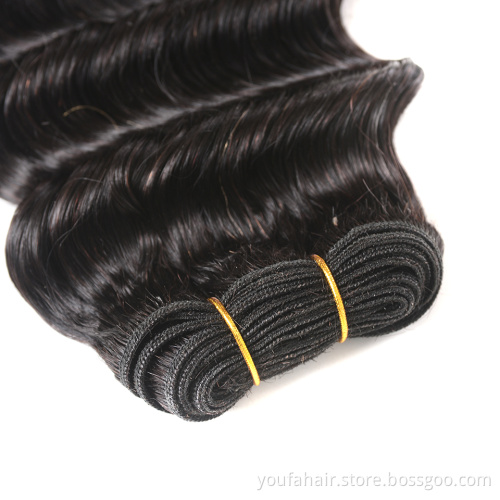 24 28 30 Inch Cambodian Deep Wave Virgin Raw Hair Weave Wholesale Vendor Cambodian Hair Unprocessed Cuticle Aligned Hair Bundles